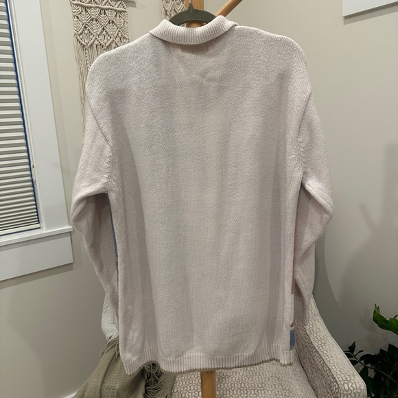 Alfred Dunner XL Collared Embroidered Patchwork Floral Sweater - Picture 4 of 4